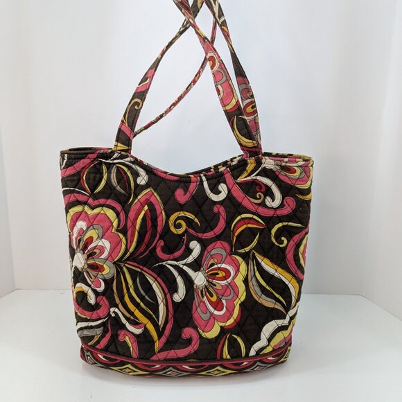 Vera Bradley Puccini Shoulder Bag Exterior and Interior Pockets Snap Close - Picture 6 of 8